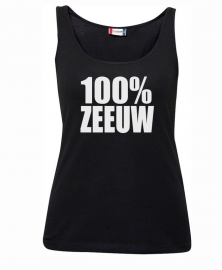 Tanktop dames - 100% zeeuw