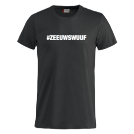 Damesshirt - #zeeuws wuuf