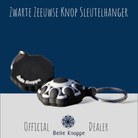 Sleutelhanger - Zeeuwse Knop - Zwart