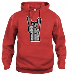 hooded sweater kids - rock schortebont