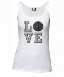 Tanktop dames - love