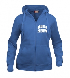 Hooded vest dames - badass zeeuw