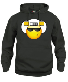 Hooded sweater uni - smiley cool