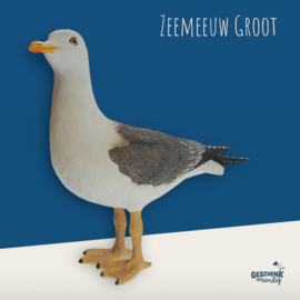 Zeemeeuw - staand 40 cm