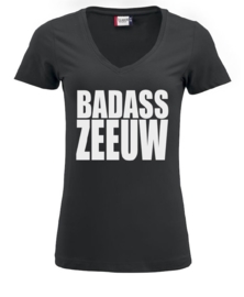 Damesshirt - badass zeeuw