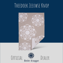 Theedoek - Zeeuwse Knop - Taupe
