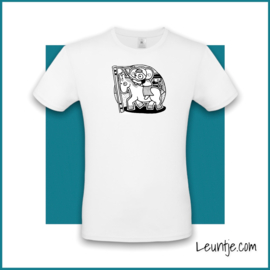 Heren T-Shirt - Leuntje Ringrijder