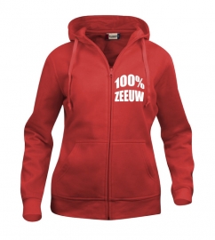 Hooded vest dames - 100% zeeuw