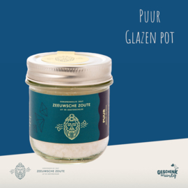 ZEEUWSCHE ZOUTE - PUUR - GLAZEN POT