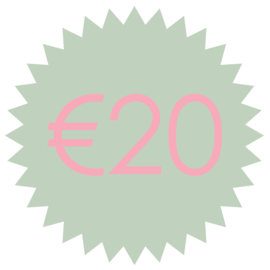 Giftcard €20,-