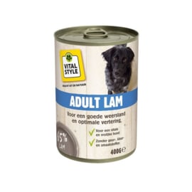 Vital Style - Hond Adult Lam 400 gr (6st)