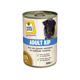 Vital Style - Hond Adult Kip 400 gr (6st)