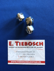Carnavals bellen 20 mm nikkel
