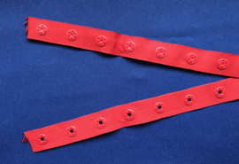 Drukkertjes band rood