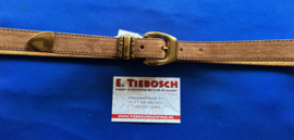 Dames riem 2 cm bruin 90 cm lang