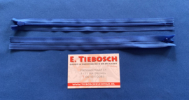 Blinde rits 25 cm lang kobalt blauw