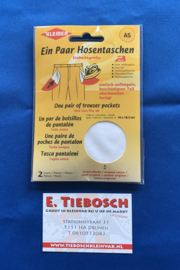 Kleiber broekzakken wit