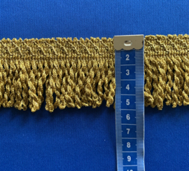 Franje 5 cm goud