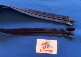 YKK dubbel deelbaar donker blauw 75 cm