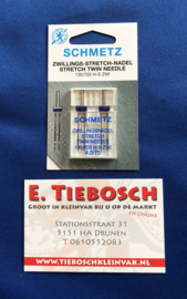 Schmetz stretch tweeling 4.0 2 stuks