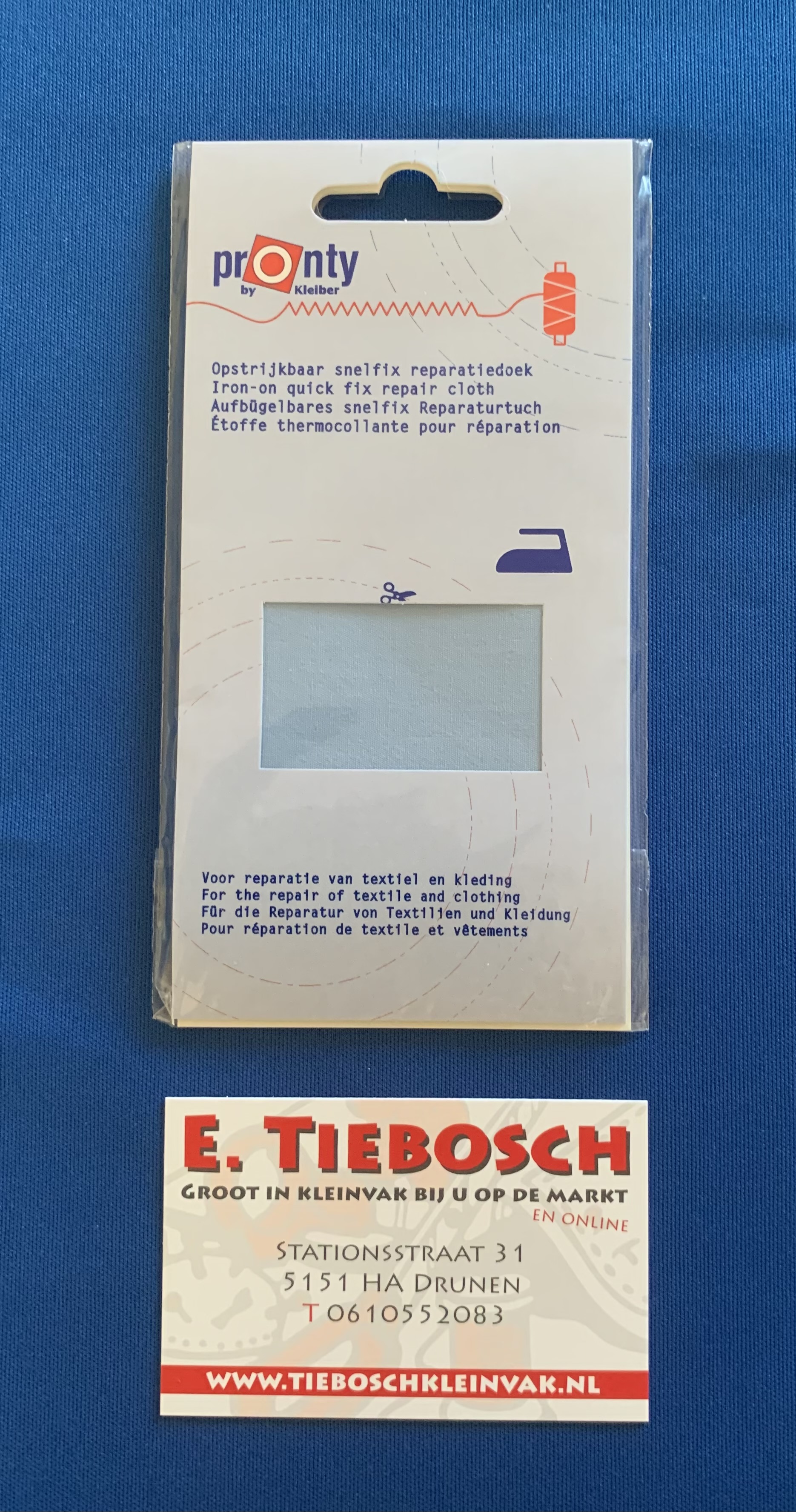 Pronty reparatiedoek licht blauw 005