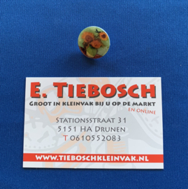emaille knopen 22 mm bloem
