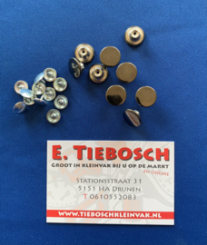 Jeans  inslag  knopen 14 mm brons