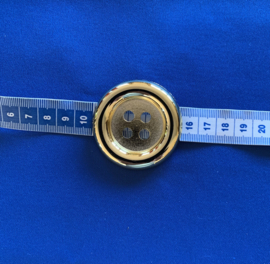 Carnavals knoop goud 50 mm