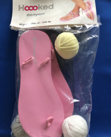 Zelfmaak slipper roze maat 39