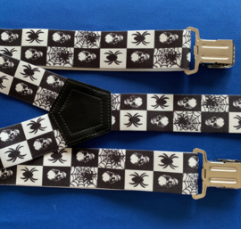 Heren bretels 4 cm breed 3 clips spin