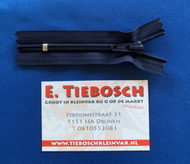 YKK broekrits donker blauw 8 cm