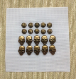 Opstrijkbare studs