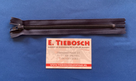 YKK broekrits donker blauw 18 cm
