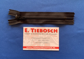 YKK broekrits zwart 12 cm