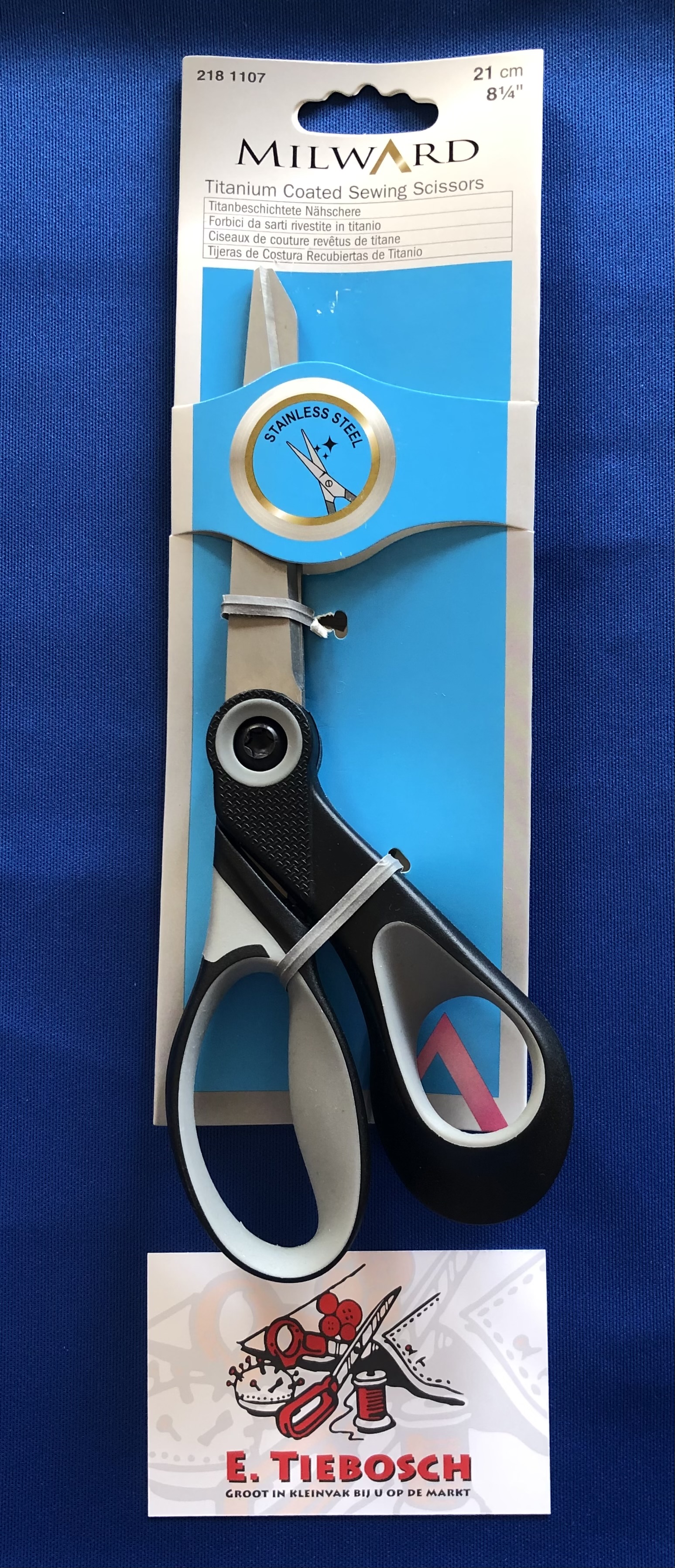 MILWARD Stoffenschaar softgrip  21 cm