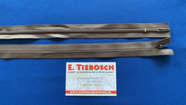 Blinde rits 60 cm taupe