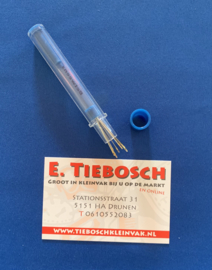 Magnetische naalden koker met naalden blauw