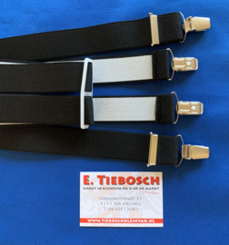 Bretels 25 mm zwart