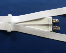 Bretels 30 mm wit