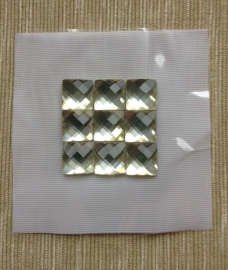 Opstrijkbare glitter studs