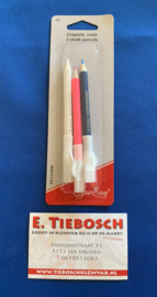 Krijtpotloden 3 kleuren