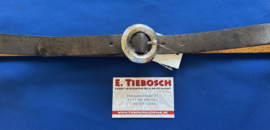 Dames riem 2,5 cm donker brons 100 cm lang