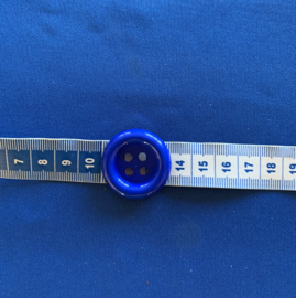 Carnavals knoop kobalt 30 mm