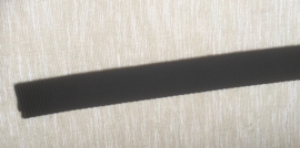 Nylonband zwart 2 t/m 5 cm breed