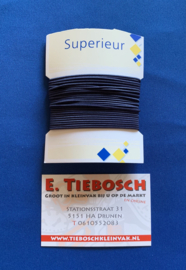 Hoeden elastiek donker blauw