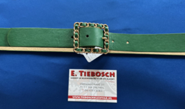 Dames riem 3 cm hard groen 85 cm lang