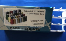 Garen display voor 32 klossen
