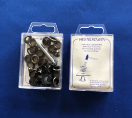 Nestel ogen 8 mm koper