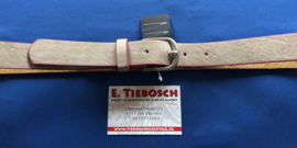 Dames riem 2,5 cm beige 85 cm lang