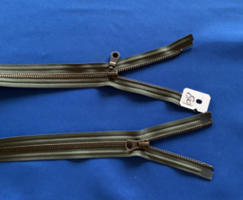 YKK dubbel deelbaar mos groen 80 cm